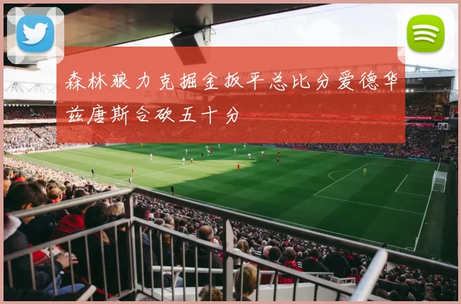 森林狼力克掘金扳平总比分爱德华兹唐斯合砍五十分