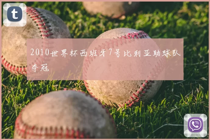 2010世界杯西班牙7号比利亚助球队夺冠