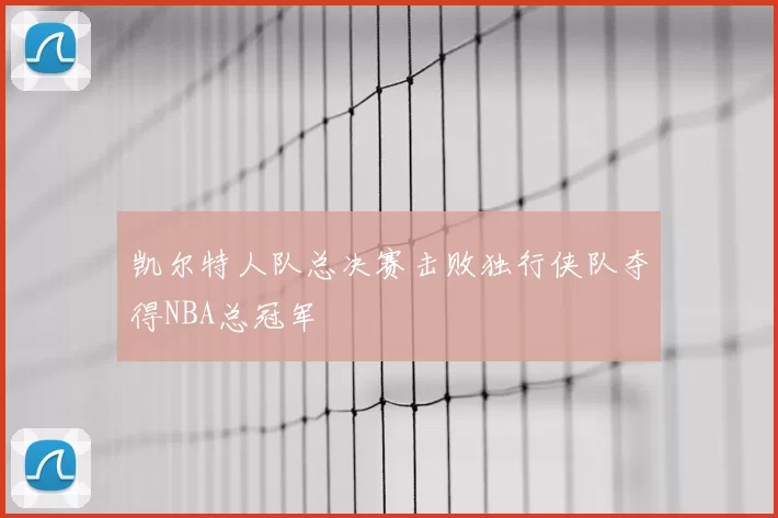 凯尔特人队总决赛击败独行侠队夺得NBA总冠军