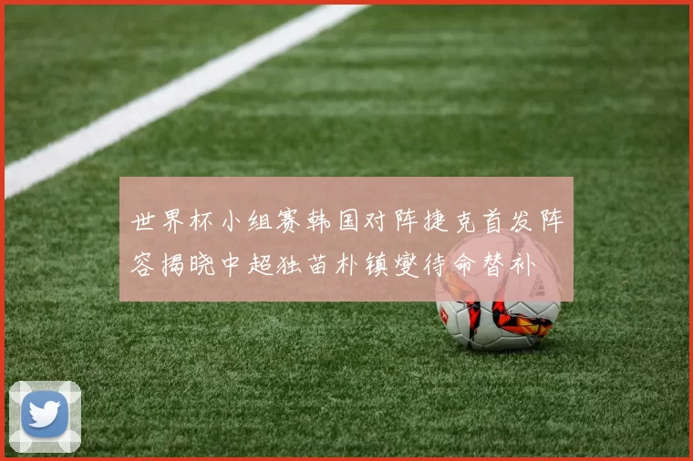 世界杯小组赛韩国对阵捷克首发阵容揭晓中超独苗朴镇燮待命替补