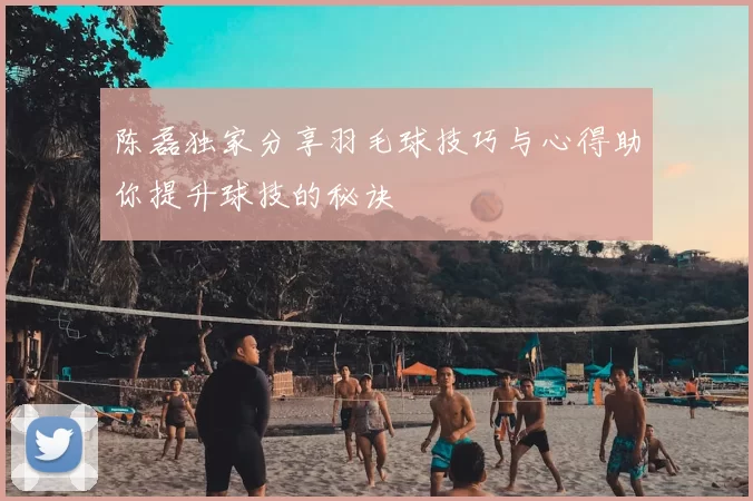 陈磊独家分享羽毛球技巧与心得助你提升球技的秘诀